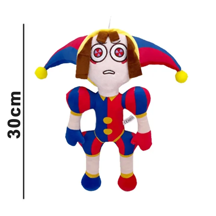 24pcs%2043CM%20The%20Amazing%20Digital%20Circus%20Plush%20Toy%20Anime%20Game%20Cute%20Cartoon%20Clown%20Soft%20Stuffed%20Doll%20Funny%20Birthday%20Christmas%20Gift%20-%20Image%203