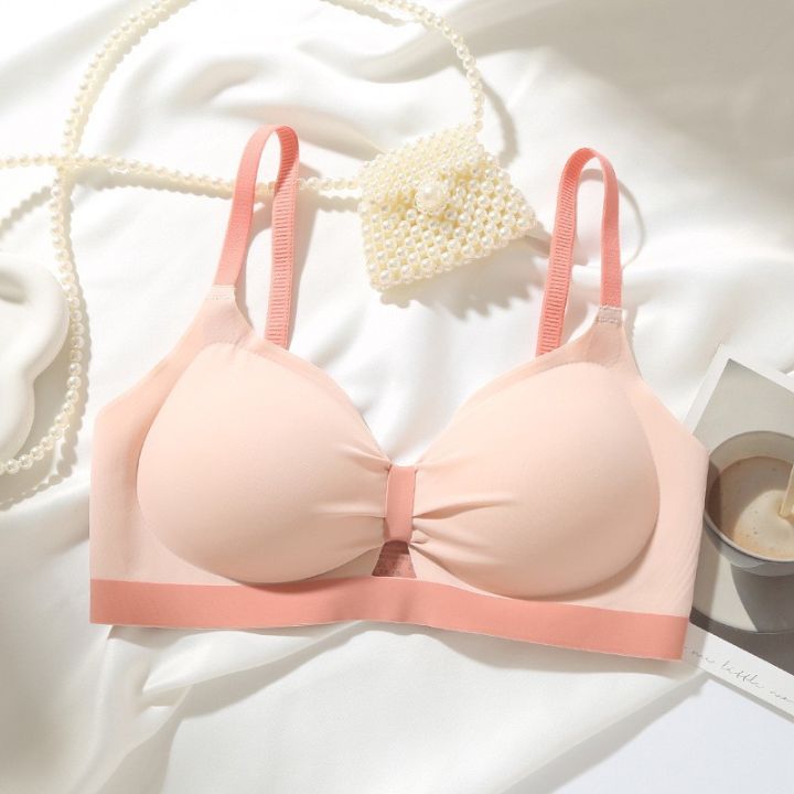 Premium Quality Summer simple sweet girl soft support seamless bra