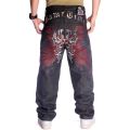 Nanaco Man Loose Baggy Jeans Hiphop Skateboard Denim Pants Street Dance Hip Hop Rap Male Black Trouses Chinese Size 30-46.