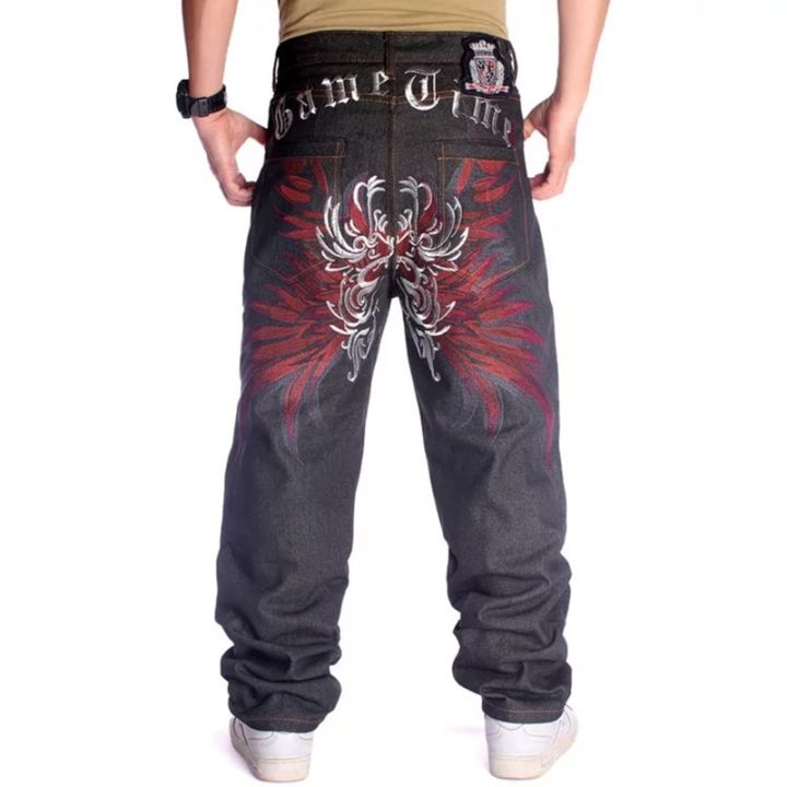 Nanaco%20Man%20Loose%20Baggy%20Jeans%20Hiphop%20Skateboard%20Denim%20Pants%20Street%20Dance%20Hip%20Hop%20Rap%20Male%20Black%20Trouses%20Chinese%20Size%2030-46%20-%20Image%206