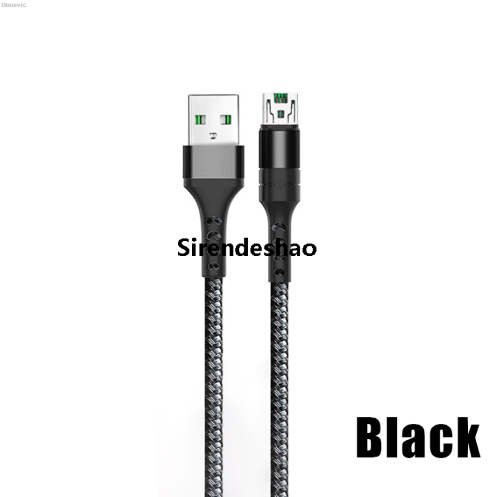 Uonevic USB Charging Micro Fast Charging Cable A USB Fast Micro Weaving 4A 3Vooc [Fast 2025 New Delivery].0 USBndroid Electrical Cable Data Cable Charging Cable New Product