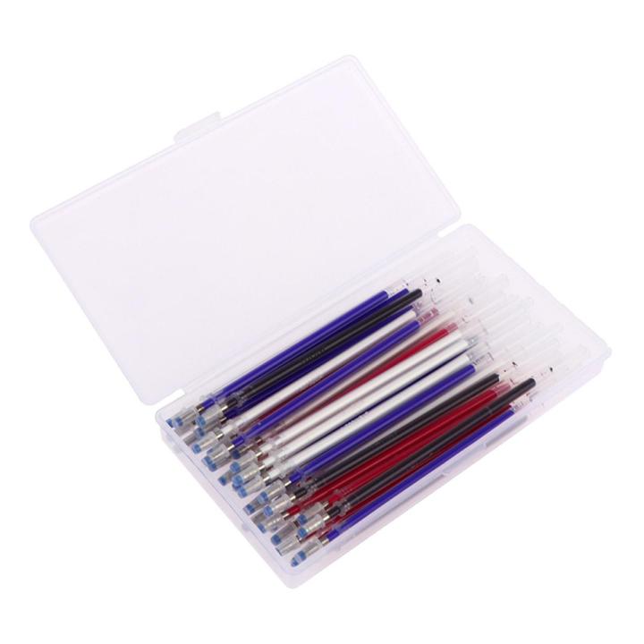 【High Cost-Performance】 New 40pc Heat Eraable Pen High Temperature Diappearing Fabric Refill with Box