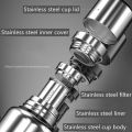 Outdoor Stainless Steel Thermos Vacuum Flask Large Capacity Smart Thermos Water Bottle Temperature Display Insulated Coffee Mug. 