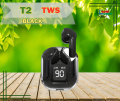 T2 TWS Transparent Wireless Bluetooth 5.3 Earbuds with Transparent Shell Hands-Free Calling Headset High-Fidelity Stereo Headphones In-Ear Active Noise Cancelling Earpieces. 
