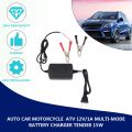 Auto Car Motorcycle ATV 12V/1A Multi-mode Charger 15W.