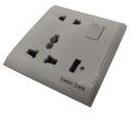 Energy Super VIP Off White 13A 5 Pin Single USB Multi Function Universal Socket Switch 5Pin.