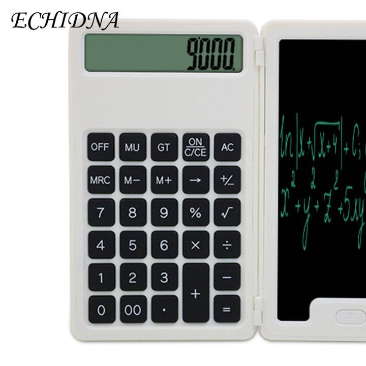 Dual%20Function%20Calculator%20Smart%20Desk%20Calculator%20with%20Large%2012-digit%20Display%20Notepad%20Rechargeable%20Battery%20Powered%20Ideal%20for%20Math%20Calculator%20Notepad%20-%20Image%203