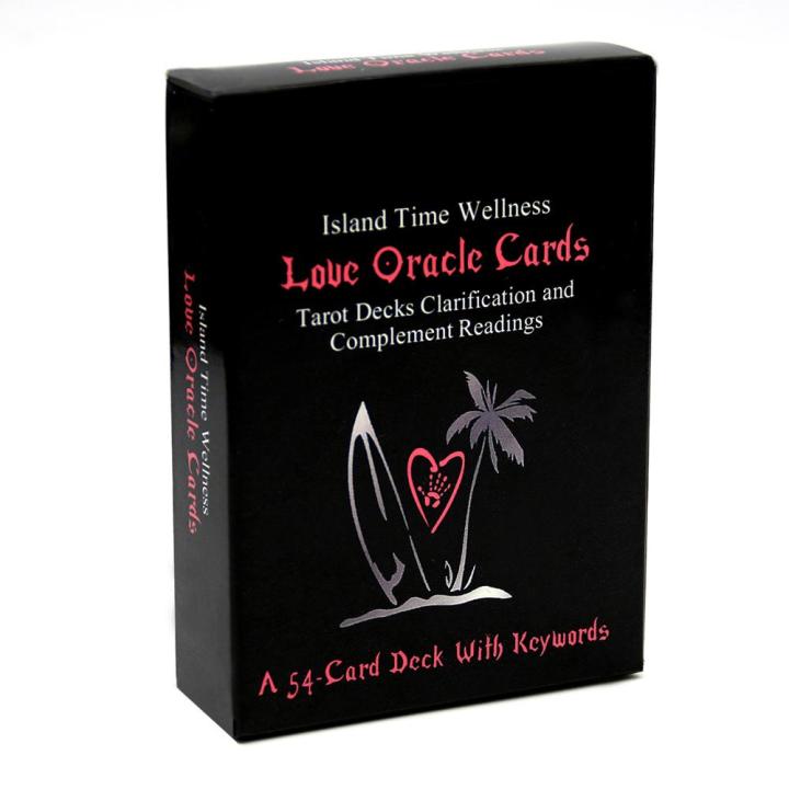 【Topnotch Store】Love Oracle Cards Tarot Decks PDF Guidebook Readings 54 Card Deck with Keywords stable marriage founded trust