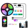 DIY Ambient Computer Monitor Desktop PC Screen Backlight Lighting RGB USB Addressable WS2812B Smart LED Strip Full Kit. 
