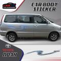 TOYOTA NOAH body sticker car vinyl sticker car graphics decals car side decals and graphics CAR STICKER GHURNI BLUE. 