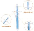Baby Soft Silicone Bristles Teether Care Training Toothbrush (1 pcs/Multi Color). 