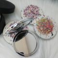 ( 1pc ) Random Folding makeup mirror Mini portable vanity mirror Double sided mirror Makeup small mirror Makeup tool. 