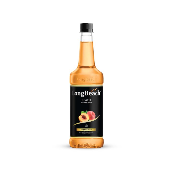 Long Beach Peach Flavoured Syrup – 740ml