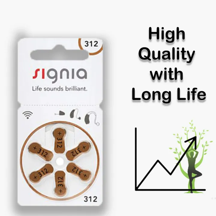 Signia%20Hearing%20Aid%20Battery%20Size%20312,%20Pack%20of%206%20Batteries%20-%20Image%203