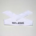 100% JESUS Print Basketball Sports Headband Men Women Running Fitness Sweatband Bandana. 