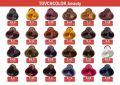 International Hair styling China product TOVCHCOLOR hair color used for male / female shade no 7.45 - 30 ml X 25. 