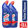 Harpic Toilet Cleaner 2L (1L X 2), Double Pack Original Power Plus 10x Stronger, new & thicker formula kills 99.9% of germs. 