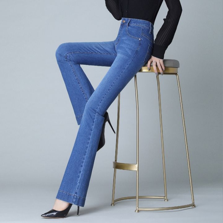 Flared%20Jeans%20for%20Women%202022%20Stretch%20Denim%20Classic%20Pants%20High%20Waist%20Flare%20Jeans%20Spring%20Autumn%20Denim%20Trousers%20Ladies%20Jean%20Black%2034%20-%20Image%206