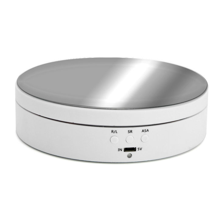 %E3%80%90On%20Sale%E3%80%91%203%20Speeds%20Smart%20Rotating%20Display%20Stand%20360%20Degree%20USB%20/Frosted%20Turntable%20Swivel%20Base%20Bracket%20for%20Photography%20Video%20-%20Image%204