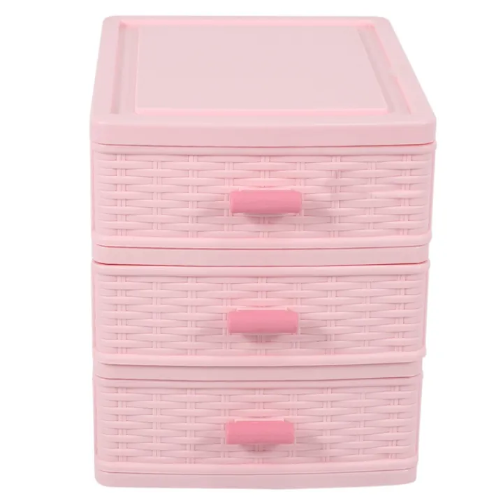 Plastic%20Drawer%20Designed%203%20Compartment%20Jewelry%20Storage%20Box%20Pink%20-%20Image%205