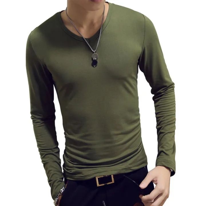 Jodimitty%201PC%20Fashion%20Classic%20Long%20Sleeve%20T-Shirt%20For%20Men%20Fitness%20T%20Shirts%20Slim%20Fit%20Shirts%20Designer%20Solid%20Tees%20Tops%20-%20Image%204