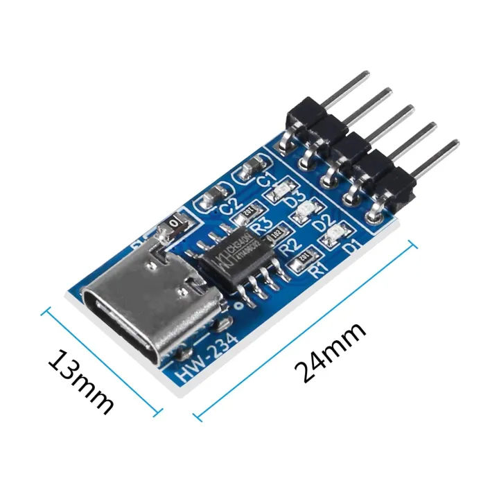 HW-234%20CH340N%20TYPE-C%20Interface%20USB%20To%20TTL%20Serial%20Port%20Module%20Type%20C%20CH340N%20Serial%20Port%20DC%205V%203.3V%205%20Pin%20Leads%20Header%20Type%20C%20USB%20To%20TTL%20CH340N%20Module%20Adapters%20-%20Image%205