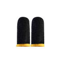 PUBG Finger Sleeves - 2 Pairs 4 Pcs in Black Sweat Proof Gaming Finger Gloves Touch Screen Gaming Finger Muja for Mobile Gaming.