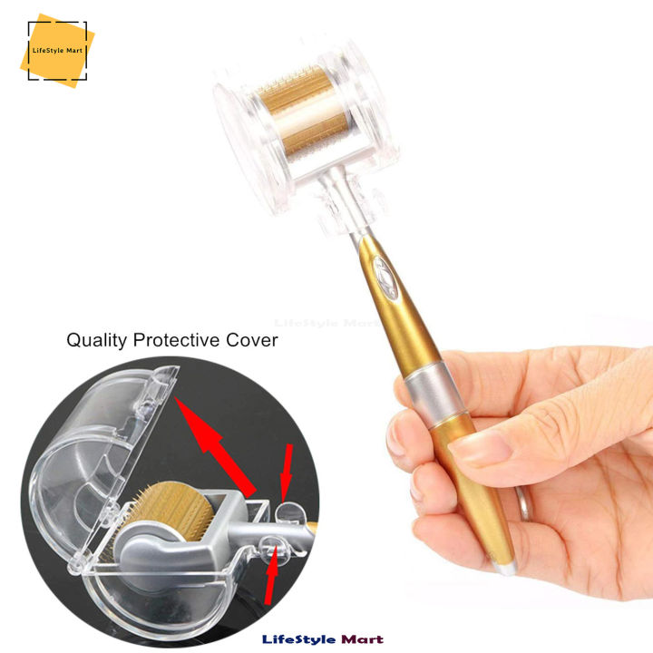 ZGTS%20Premium%20Titanium%20Microneedle%20Roller%20for%20Skin%20Rejuvenation,%20192%20Real%20Titanium%20Needles,%20Multi-Size%20Dermaroller%20for%20Face%20&%20Body%20-%20Single%20Pack%20-%20Image%209