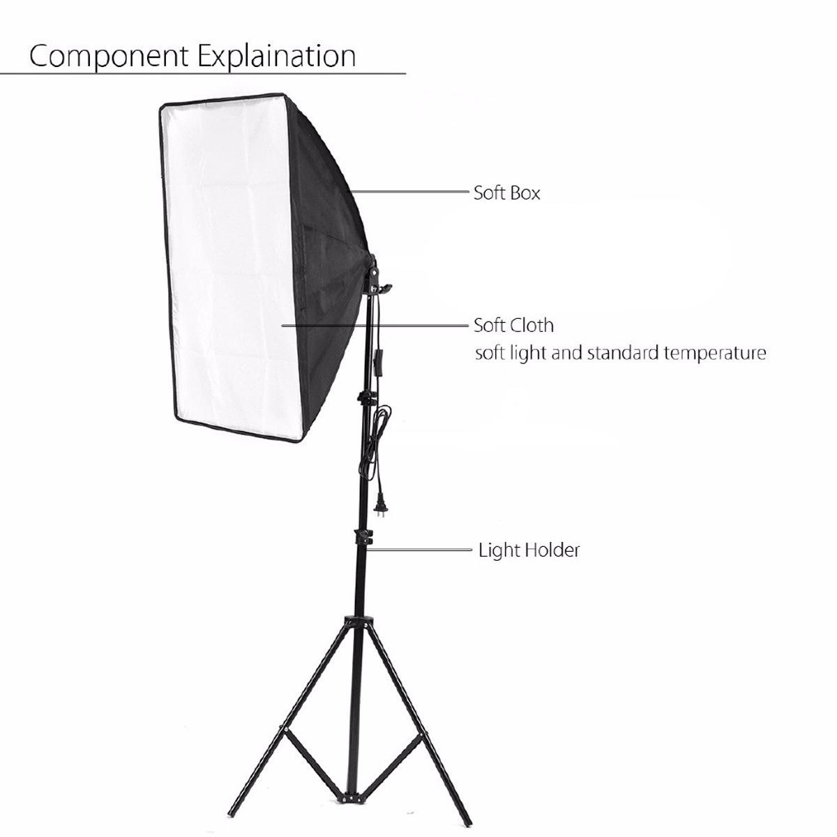 Studio Softbox Light Kit with 4in1 E27 Lamp Holder with 50*70cm Softbox & Stand>” /></p>
<p>OrderDetails : XTX8923612181</p>
<div class=