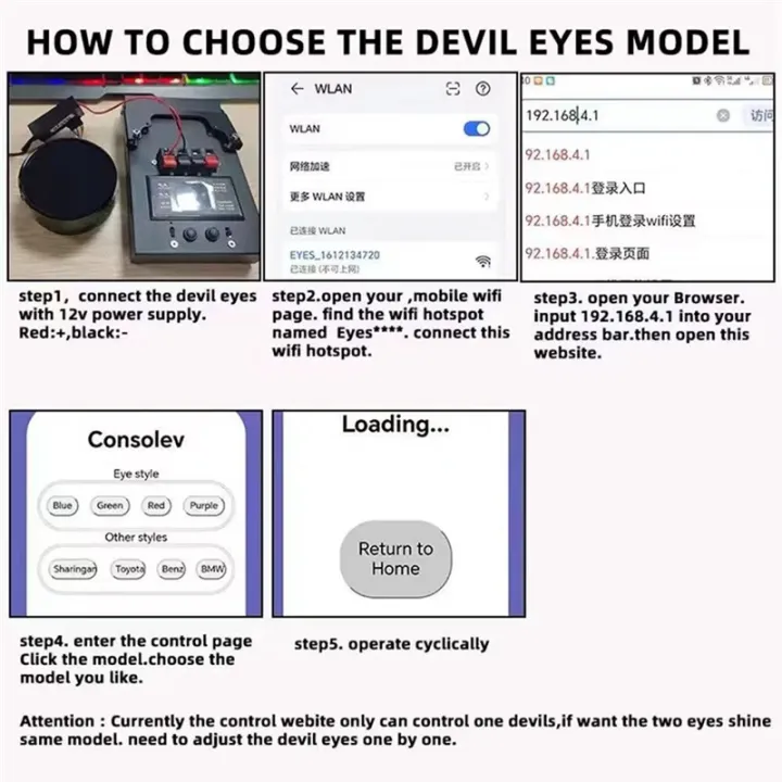 Universal%203%20Inch%20Car%20LED%20Devil%20Eyes%20Dynamic%20Eye%20Headlight%20Mangekyo%20Sharingan%20Eagle%20Eye%20Lamp%20Control%20with%20Lens%20-%20Image%203