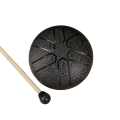 3 Inch 6-Tone Steel Tongue Drum Mini Hand Pan Drums with Drumsticks C. 