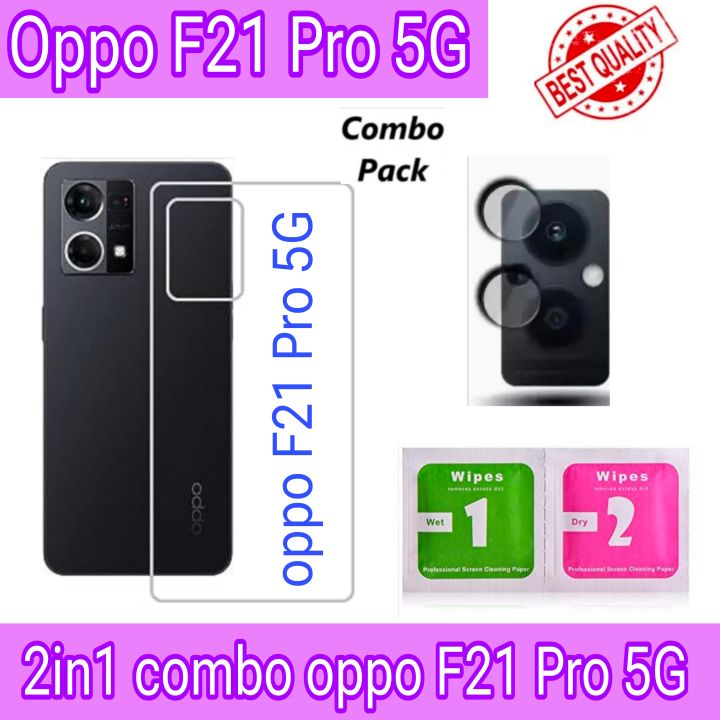 2in-1 combo Oppo F21 Pro 5G Ultra Back Poly And Camera protector best online