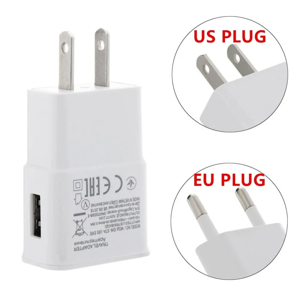 USB C Charger 2A Charging Travel Adapter Wall Charger Cable for