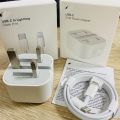AppIe 20W USB C Power Adapter FOR iphone 14/13/12/11/X with type c to lightg cable Three pin.