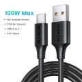 UGREEN 6A 100W Aluminum shell Nylon Type C Fast Charger USB Cable for Huawei P40 P40 Pro P40 Pro P30 Pro P10 P10 Pro P20 Mate 10 Mate 20 Pro Mate 30 V10 V20 SuperCharge USB C Cable. 