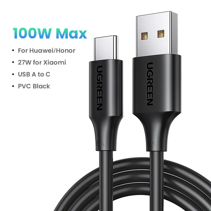 UGREEN%206A%20100W%20Aluminum%20shell%20Nylon%20Type%20C%20Fast%20Charger%20USB%20Cable%20for%20Huawei%20P40%20P40%20Pro%20P40%20Pro%20P30%20Pro%20P10%20P10%20Pro%20P20%20Mate%2010%20Mate%2020%20Pro%20Mate%2030%20V10%20V20%20SuperCharge%20USB%20C%20Cable%20-%20Image%203