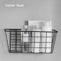 Migeet Iron Storage Basket Wall Mounted Storage Organizer Wire Hanging Basket Bathroom Shelf for Bedroom Bathroom Laundry Room.