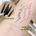 xixi slim and smooth waterproof gel eyeliner pencil Ultra-fine wearable makeup, waterproof and non-smudging pseudo-plain makeup. 