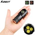 Powerful Mini EDC LED Flashlight 2000LM Super Bright Keychain Light USB Rechargeable Torch Camping Lantern with Power Indicator. 