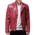 New Men's Casual Leather Jackets Large Size Slim Leather Jacket Jacket Personality Fashion Motorcycle Leather Jacket.