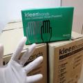 LATEX EXAMINATION GLOVES  POWDERED 100'S Kleen Hands SIZE SMALL 1 BOX. 