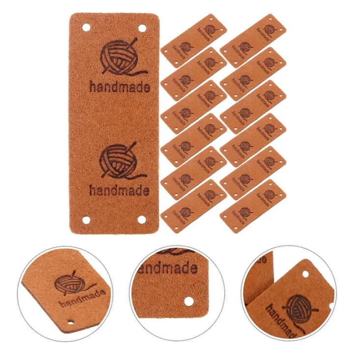 50Pcs%20Faux%20Leather%20Label%20Handmade%20Tag%20Label%20Folding%20Handmade%20Tags%20Button%20with%20Holes%20Embossed%20Tag%20Embellishment%20Knit%20-%20Image%207