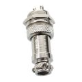 Universal Panel Mount 16mm 2Pin Aviation Connectors Plugs 5 Pcs.