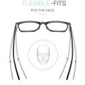2022 Trending Blue Light Blocking Men's Glasses Gaming TR90 Matte Black Anti Ray Eyeglasses Women Transparent Fashion Eyewear. 