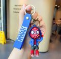 Huddie wearing spiderman/Spiderman Cute Pendant keyring Keychain Bag Keyring. 