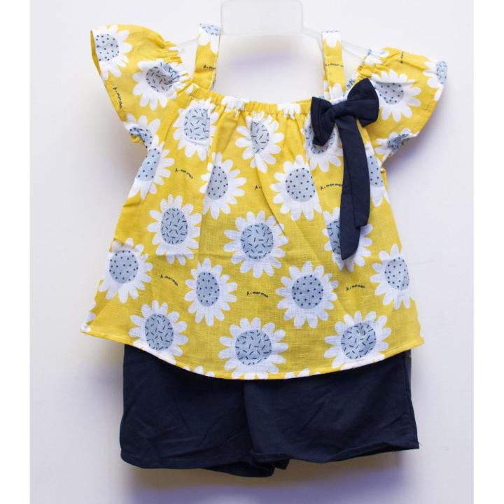 Girls off shoulder tops and panis