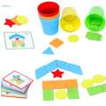 Shape Matching Creative Play Montessori Toy for Birthdays Preschool Children. 