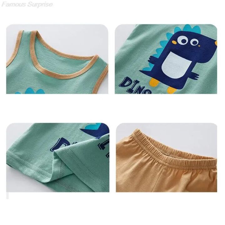 Baby%20Kids%20Pajamas%20Cotton%20Boys%20Girls%20Sleepwear%20Set%20Cute%20Cartoon%20Banana%20Rabbit%20Print%20Tops%20+%20Shorts%20Pijamas%20Teenagers%20Nightwear%20Set%20-%20Image%203