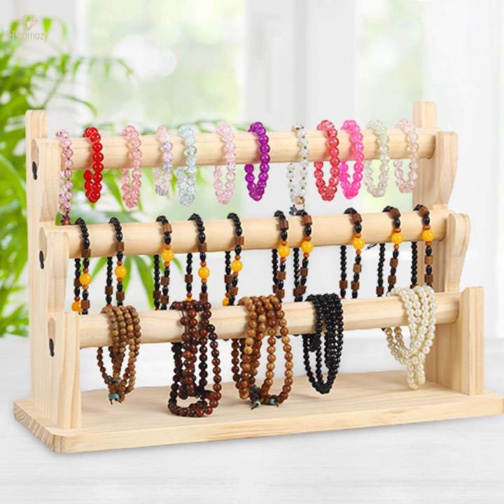 Wooden%20Bangle%20Bracelet%20Holder%20Stable%20Modern%20Gift%20Removable%20Watch%20Display%20Stand%20Jewelry%20Storage%20-%20Image%207