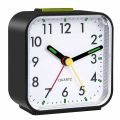 Analogue Silent Alarm Clocks Small Silent Non-ticking Analog Quartz Clock with Light Snooze for Heavy Sleepers Office Bedroom.